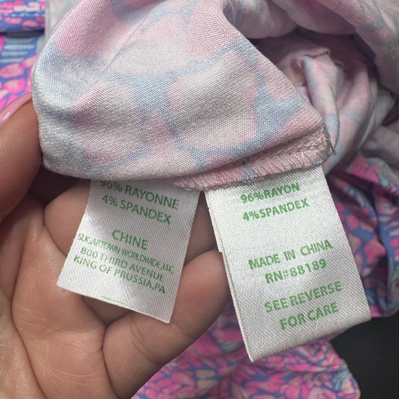 Lilly Pulitzer Lana Skort Romper - Pink Sorbet High Altitude - Picture 6 of 10